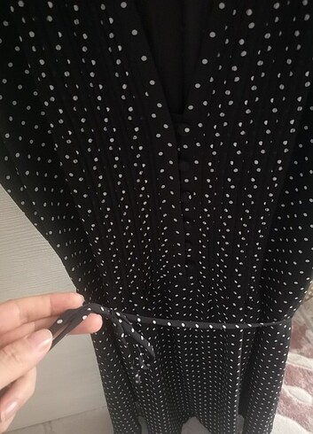 H&M HM marka puantiyeli elbise 