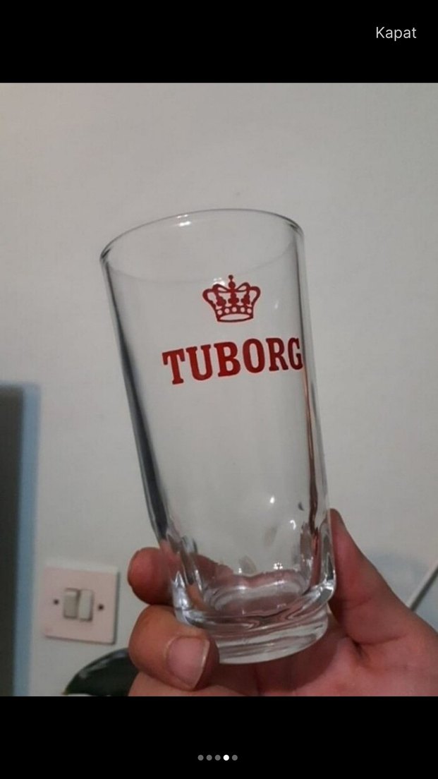 Tuborg Logolu Cam Bira Bardağı - Görsel 2