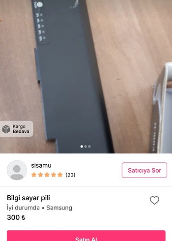 Samsung Bilgisayar Pili Siyah - Görsel 3
