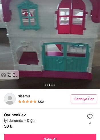 Pembe Oyuncak Ev - Görsel 2