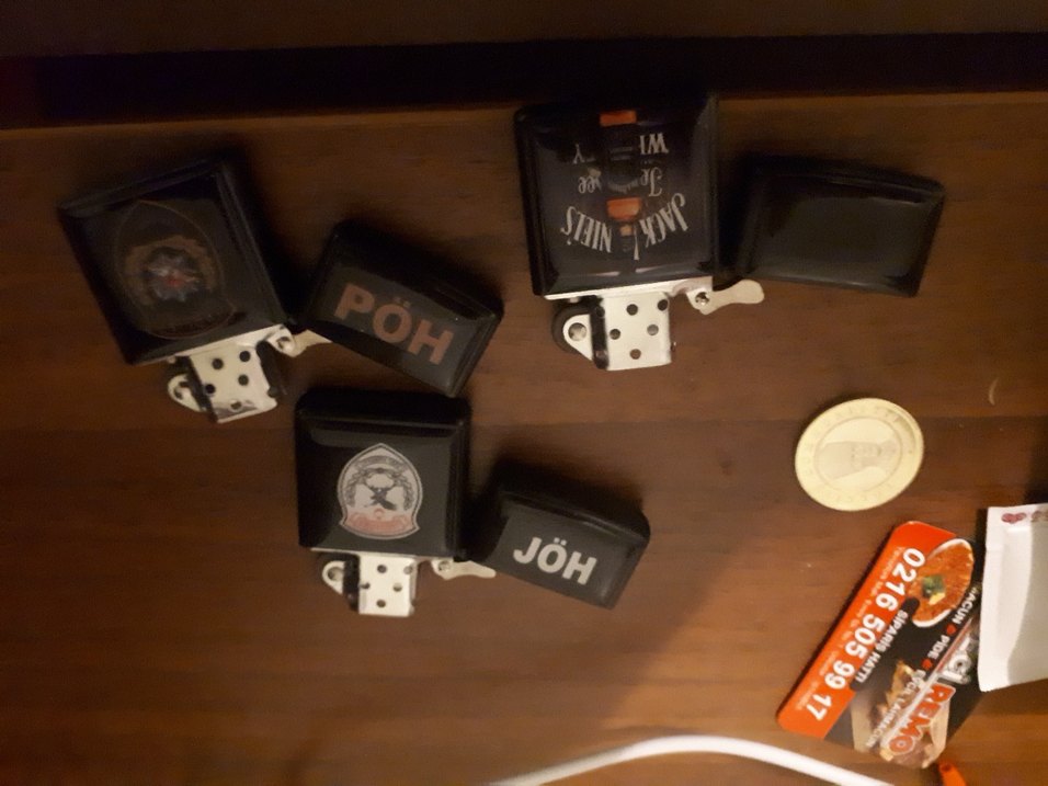 Siyah Biker Rozetleri - Grunge Punk Tarzı - Görsel 2