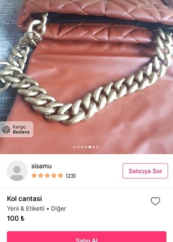 Bej Deri Fermuarlı Kadın Kol Çantası - Görsel 2