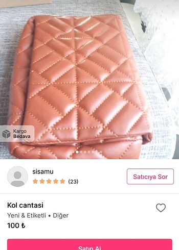 Bej Deri Fermuarlı Kadın Kol Çantası - Görsel 4