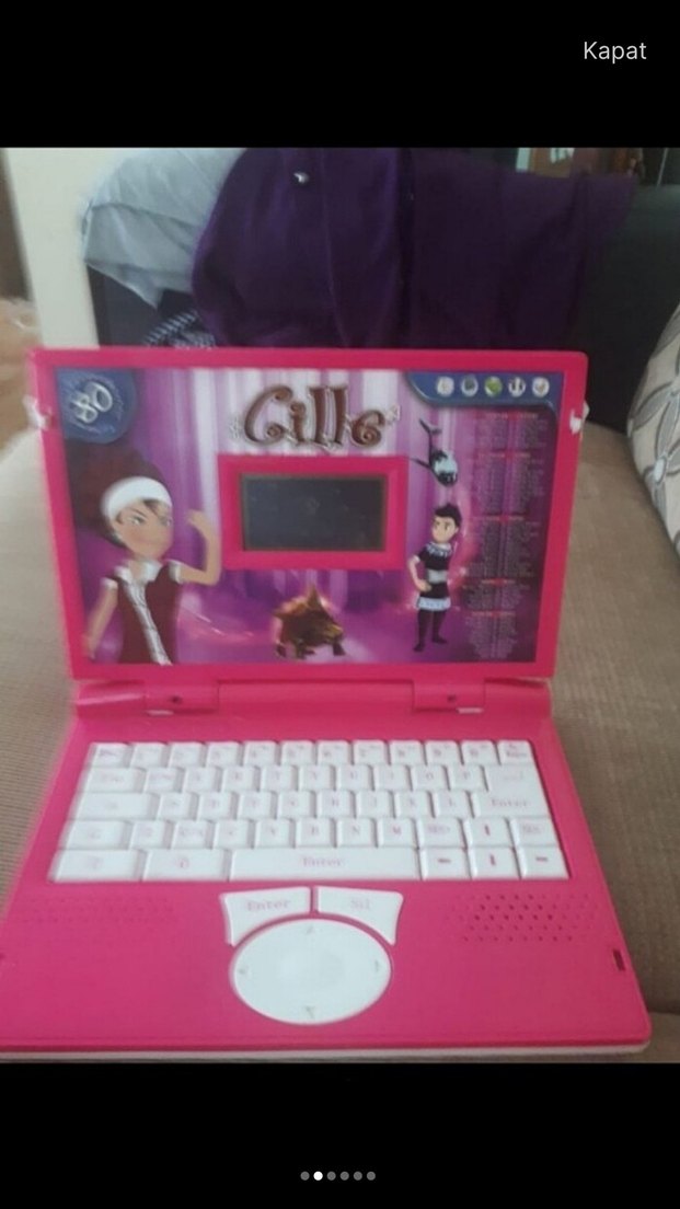 Parlak Pembe Çocuk bilgisayar - Görsel 3