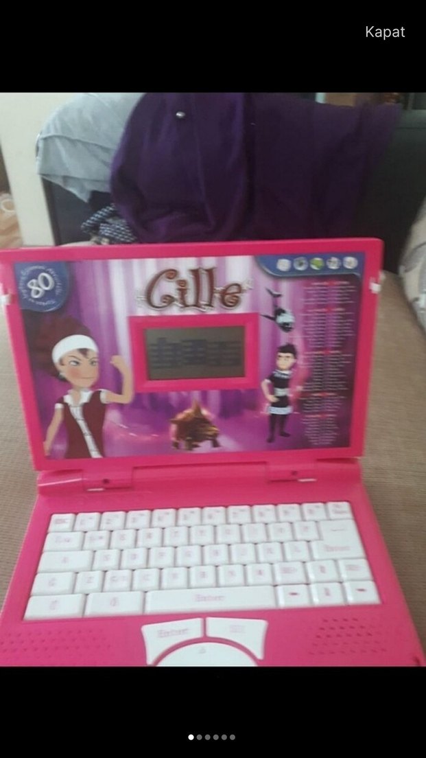 Parlak Pembe Çocuk bilgisayar - Görsel 2