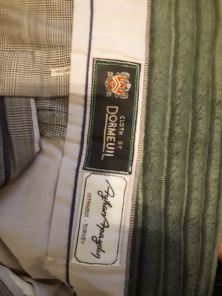 Bej Düğmeli Erkek Takım Elbise - Görsel 3