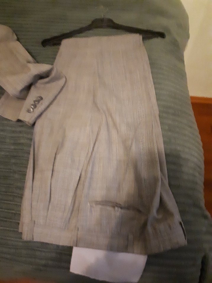 Bej Düğmeli Erkek Takım Elbise - Görsel 4