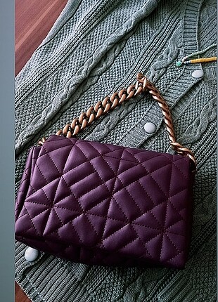 Zara model mor çanta 
