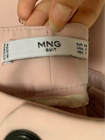 xs Beden mango pembe düşük bel pantolon