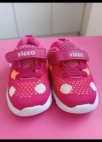 Vicco pembe spor ayakkabı kız bebek 21