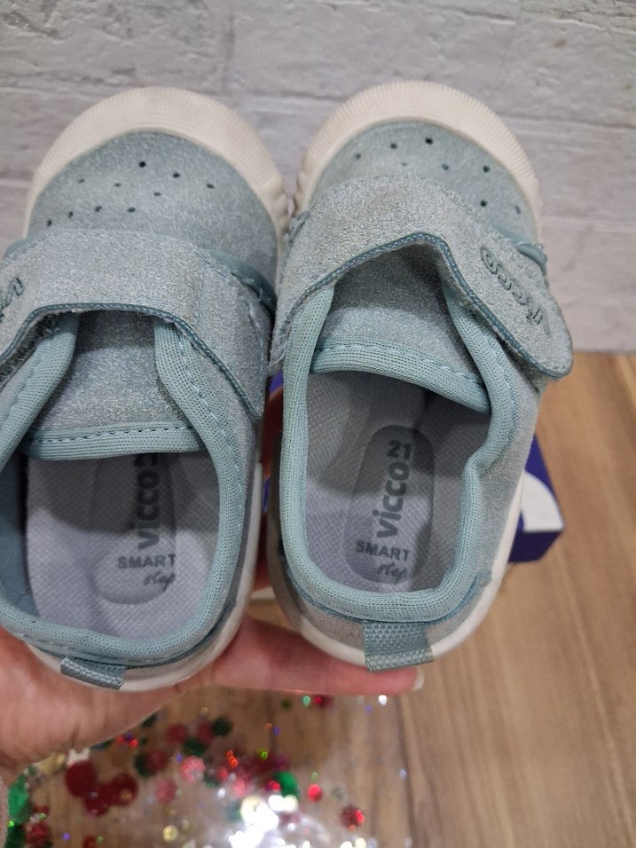 Erkek Bebek İlk Adım Ayakkabısı Mavi - Görsel 4