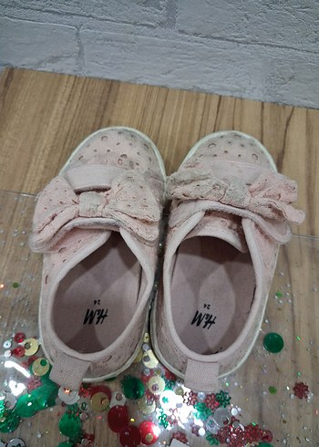 Nakışlı Pembe Kız Çocuk Spor Ayakkabı - Görsel 2