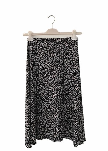 Bershka Siyah Midi Etek