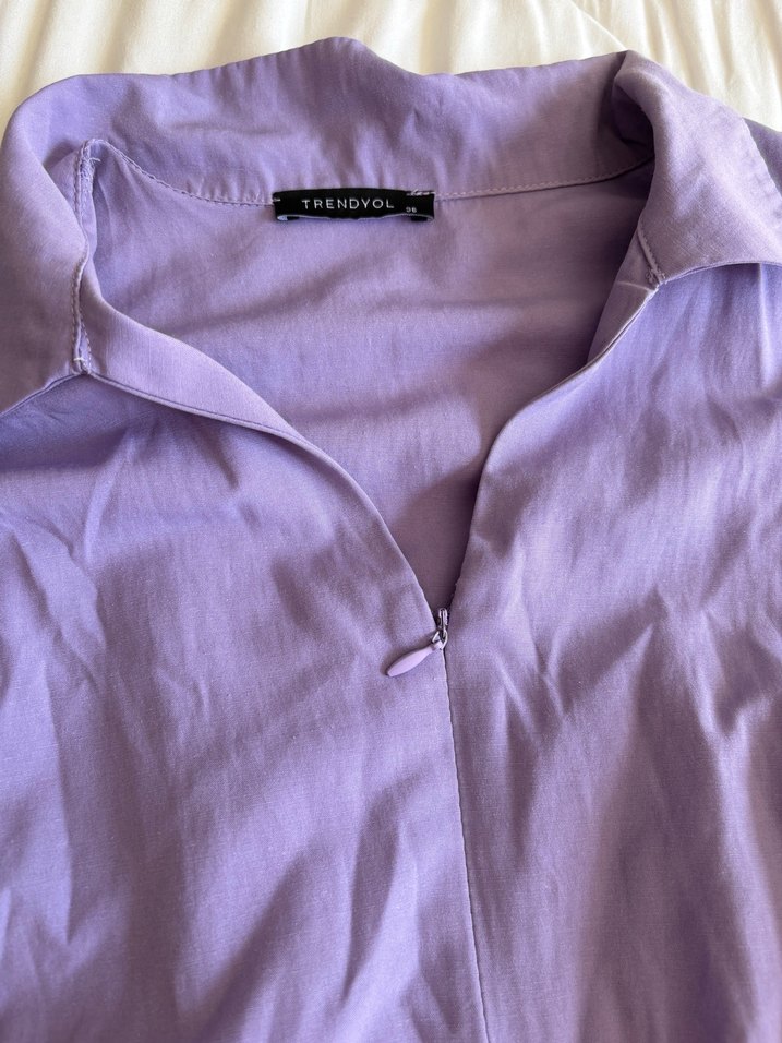 Kısa Kollu Kadın Tulum - Görsel 5