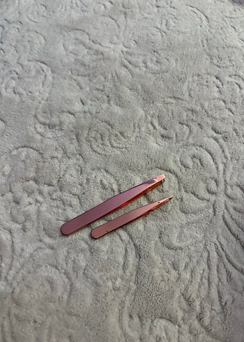 İnce uclu cimbiz  seti rose gold - Görsel 4