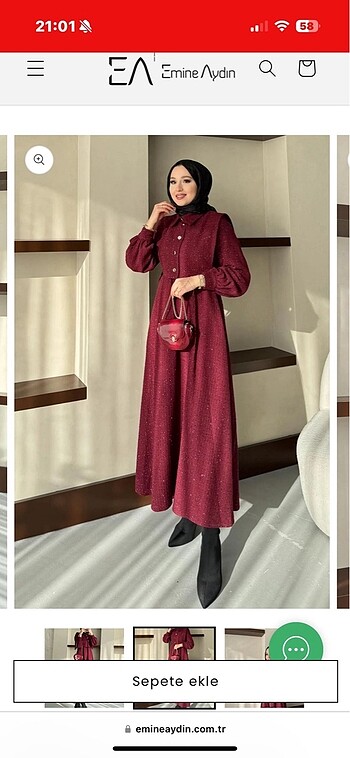 Suud Collection Tesettür elbise