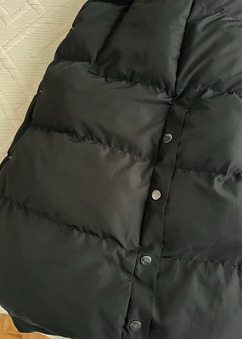 Siyah Uzun Kadın Yelek - Görsel 6