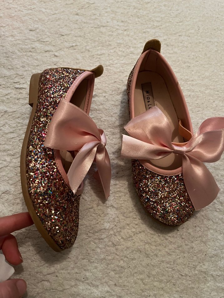 Pembe Kurdeleli Tie-Dye Kız Babet - Görsel 3