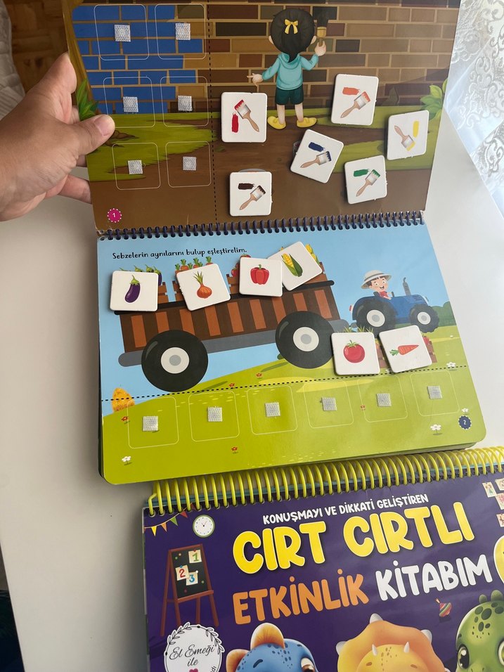 Cırt Cırtlı Etkinlik Kitapları 2-5 Yaş - Görsel 2