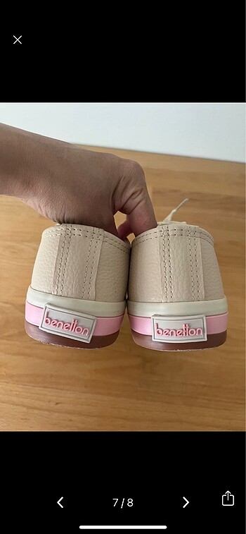 Benetton snekaer ayakkabı - Görsel 5