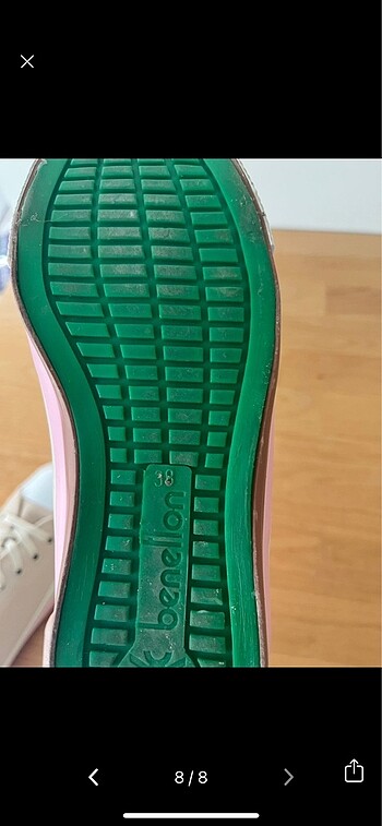 Benetton snekaer ayakkabı - Görsel 6