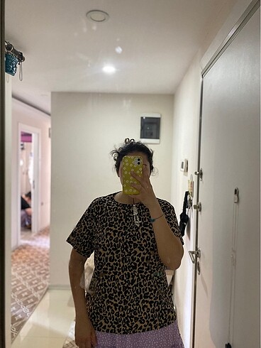 Zara Leopar bluz pazarlığa açığım