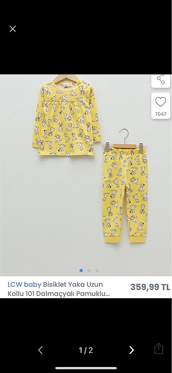Kız çocuk pijama takımı