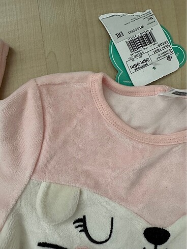 24-36 Ay Beden Kadife pijama takımı