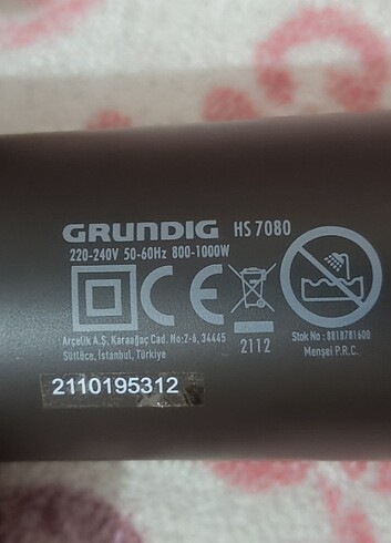 Saç şekillendirici Grundig hs7080