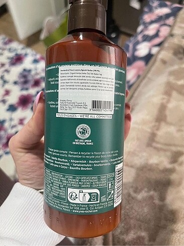 Yves Rocher Vanilyalı vücut losyon kremi