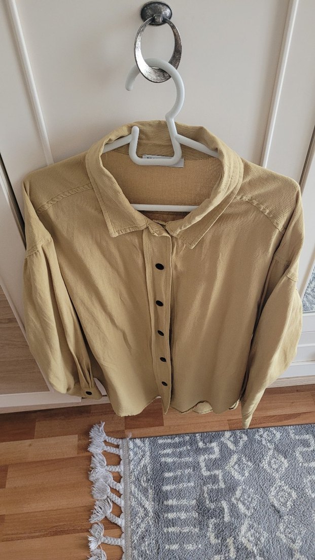 ZERUJ AVM GÖMLEK L BEDEN YAĞ YEŞİLİ - Görsel 4