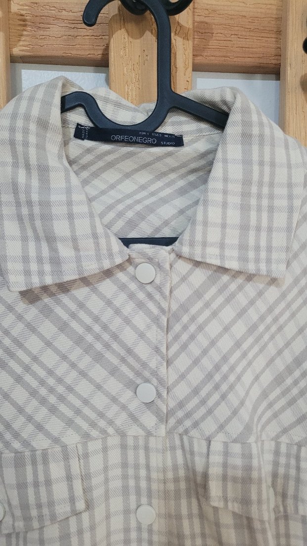 Zeruj avm Bej Uzun Kollu ceket gömlek - Görsel 3