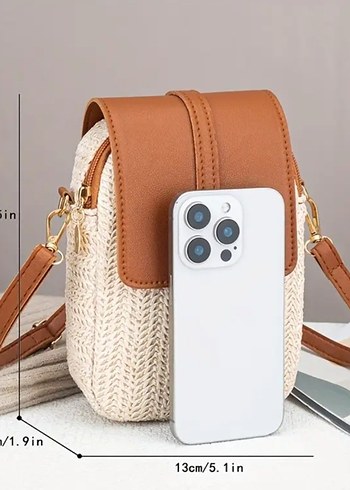 Bej Bohem Tarz Kadın Omuz Çantası TEMU TRENDYOL MANGO - Görsel 8