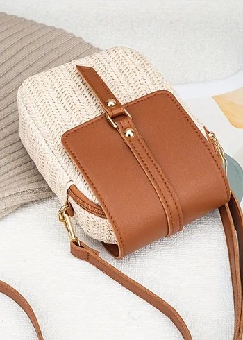 Bej Bohem Tarz Kadın Omuz Çantası TEMU TRENDYOL MANGO - Görsel 5