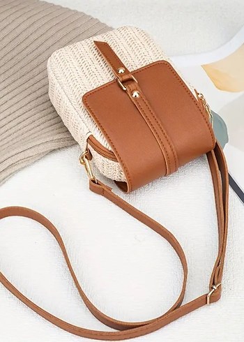 Bej Bohem Tarz Kadın Omuz Çantası TEMU TRENDYOL MANGO - Görsel 6