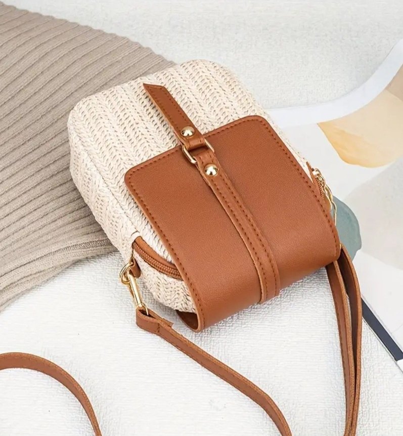 Bej Bohem Tarz Kadın Omuz Çantası TEMU TRENDYOL MANGO - Görsel 5