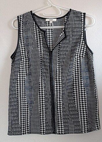 KOTON ŞİFON KOLSUZ BLUZ - Görsel 3