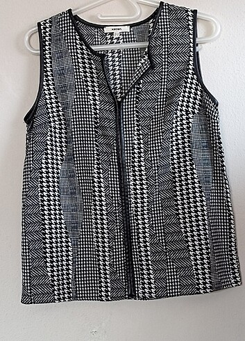 KOTON ŞİFON KOLSUZ BLUZ - Görsel 2