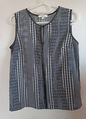 KOTON ŞİFON KOLSUZ BLUZ - Görsel 7