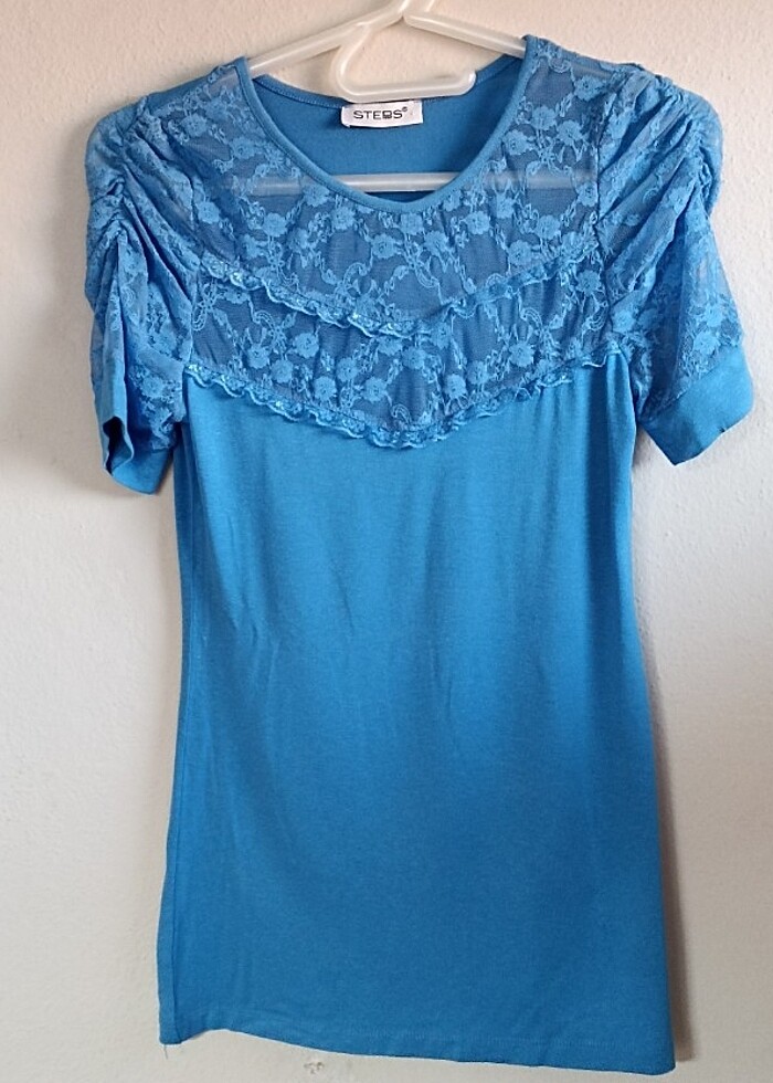 BAYAN ÜSTÜ DANTEL BLUZ - Görsel 2