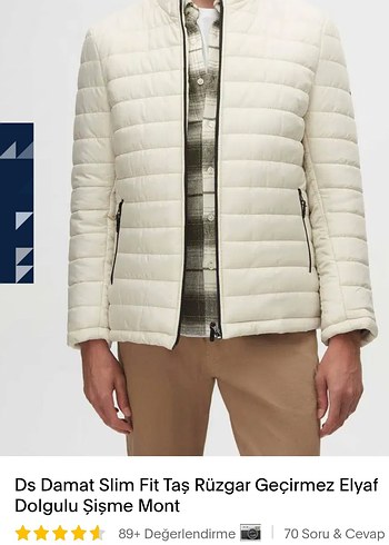 D'S Damat şişme mont sıfır kutusunda - Görsel 3