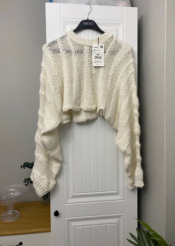 BSL FASHION Bej ajurlu kisa kazak