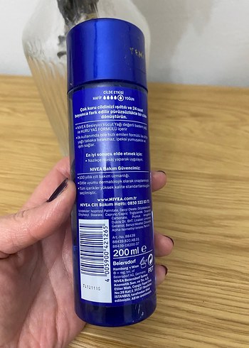 Nivea Vücut Yağı 24 Saat Nemlendirme - Görsel 3