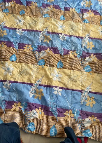 Çiçek Desenli Renkli  yorgan - Görsel 4