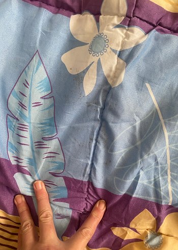 Çiçek Desenli Renkli  yorgan - Görsel 6