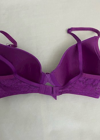 Mor Dantel Detaylı Goth Sütyen - Görsel 3