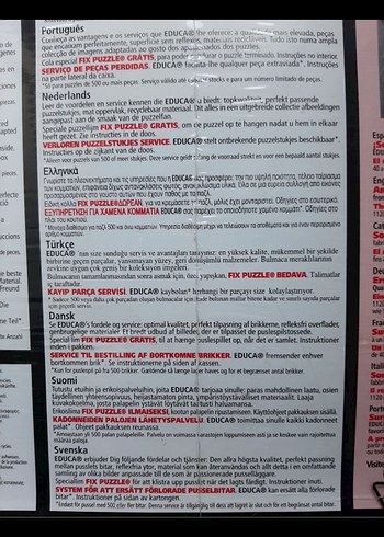 Educa 1500 Parça Renkli Puzzle - Görsel 3