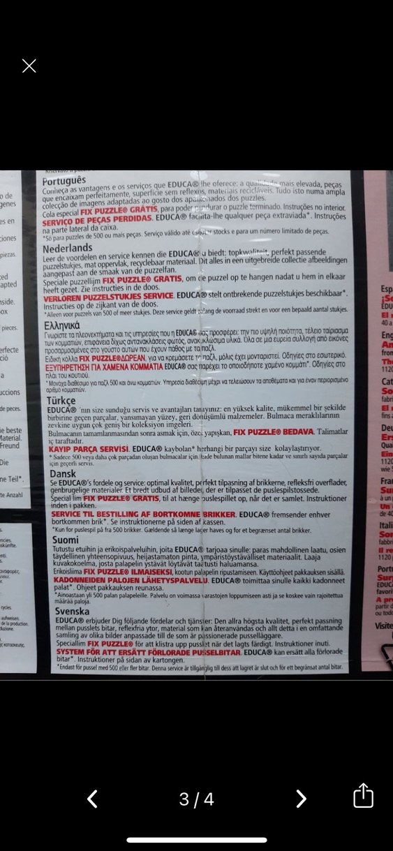 Educa 1500 Parça Renkli Puzzle - Görsel 3