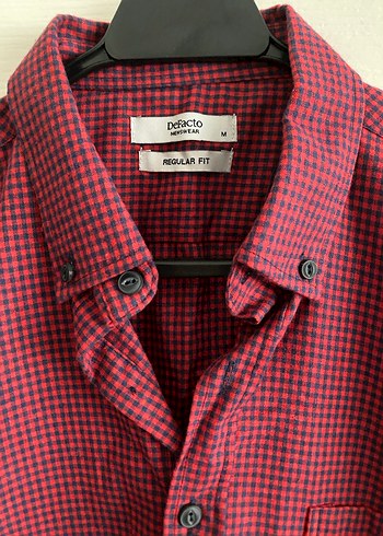 Bordo Erkek Uzun Kollu Düğmeli Gömlek - Görsel 3