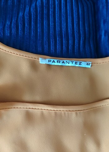 Parantez Hardal sarısı bluz
